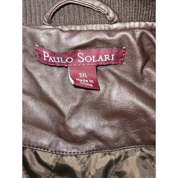 Paulo Solari Diamond Quilted Jacket Mens 3XL Water Repellant Zip - Picture 5 of 7